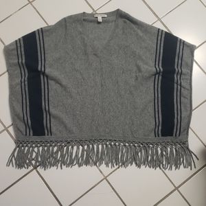 Cashmere poncho